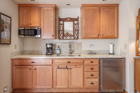 Downstairs apartment kitchenette