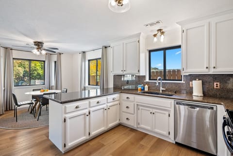 Recently updated stainless steel appliances