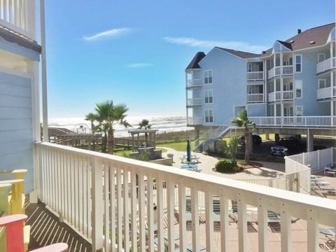 View of the ocean from private balcony