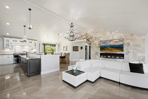 Upper-level living area