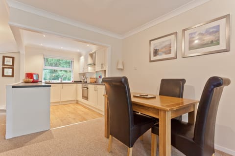herdwick Place dining table and kitchen
