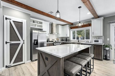 This is a very stocked kitchen with everything you could want and more!  Ready for you and your guests to cook an amazing meal!