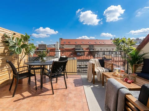 Beautiful spacious terrace where you can enjoy sunny days