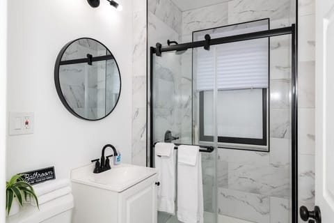 Full remodeled sink and shower