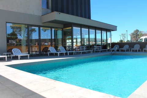Seasonal outdoor pool