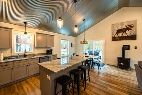 Heart of the home, where meals and memories blend.