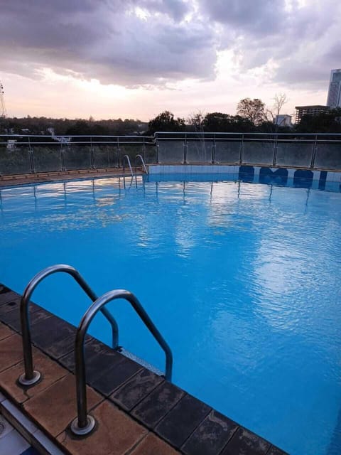 Rooftop pool