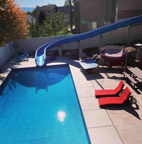 36' X 18' Salt water pool that is 8' deep Open May 15 and closed October 1st