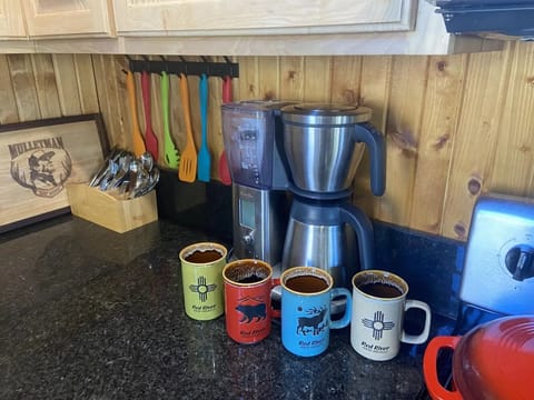 We have a traditional coffee maker.