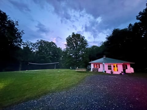 Lots of room to park, play, grill and relax, with a great open view of the sky.