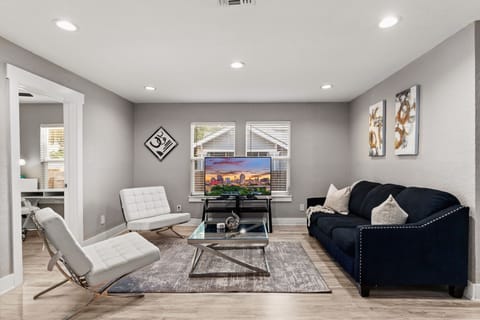 Living Room: Relax and unwind in the modern living room.