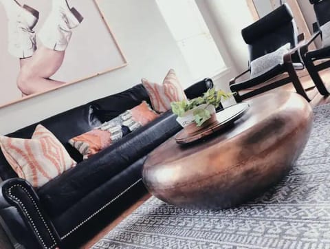 Great room with vaulted ceilings