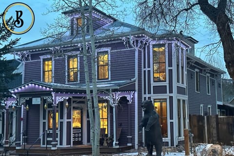 The Historic Brown at dusk - Breckenridge