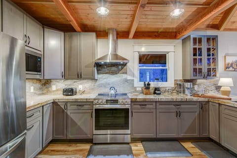 State-of-the-Art Gourmet Kitchen with Stainless Appliances
