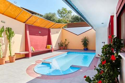 The private pool is located just at the back
