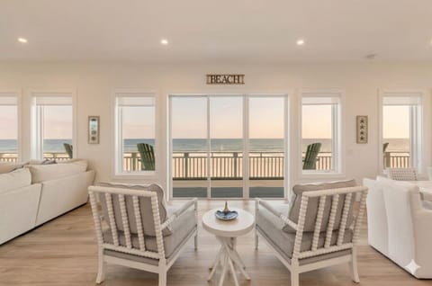 Don`t just stay near the beach—stay on it. Renovated luxury for 12 guests with the best panoramic views in St. Augustine. Book your 2026 dates today!