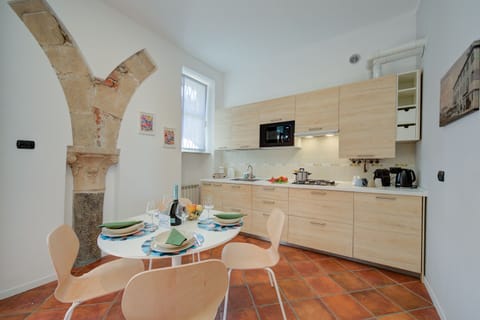 Kitchen and dining area