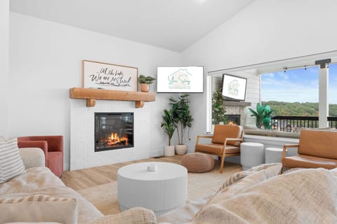 Slow down in this cozy spot while reading a book, playing a game, or watching a movie