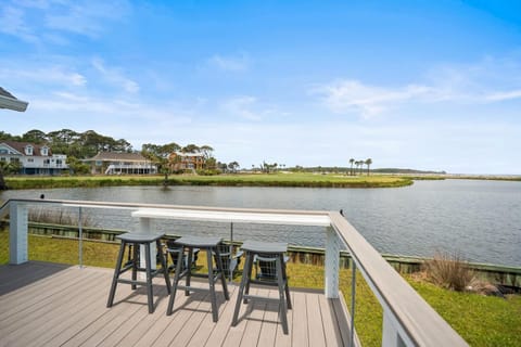 Beautiful water and golf course views