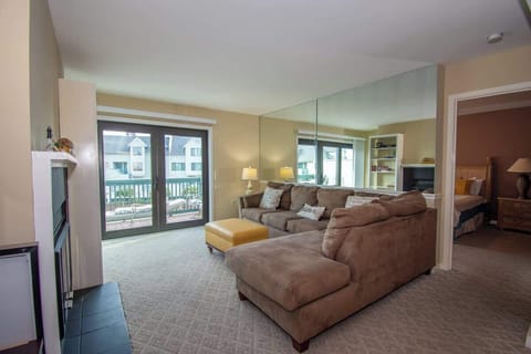 Open concept living and dining room