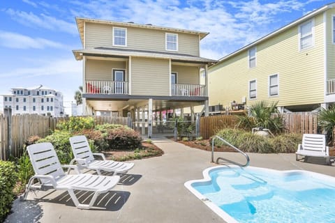 Camp David features a private pool and beach views