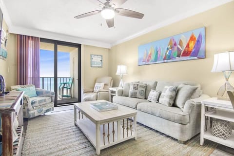 Living Room with Gulf Views 