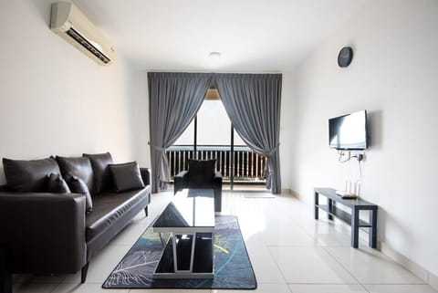 Tastefully furnished living area.