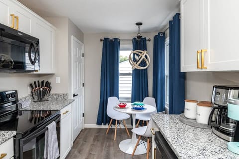 Channel your inner chef in our fully equipped kitchen, complete with everything you need to whip up delicious meals during your stay.