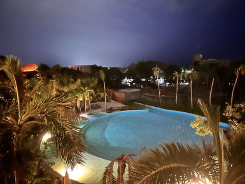 Night view from the apartment