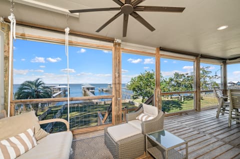 Back porch living area