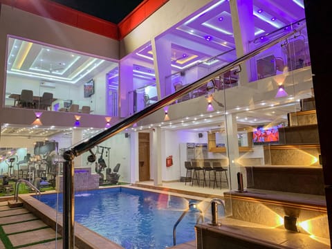 Indoor pool, outdoor pool