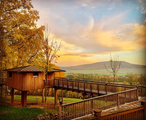Comfort Tree House, Accessible (Ahornhöhe) | Hypo-allergenic bedding, laptop workspace, blackout drapes