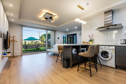 55-inch LED TV with cable channels