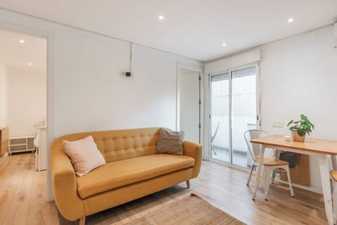 Family Apartment | Living area | 43-inch Smart TV with digital channels