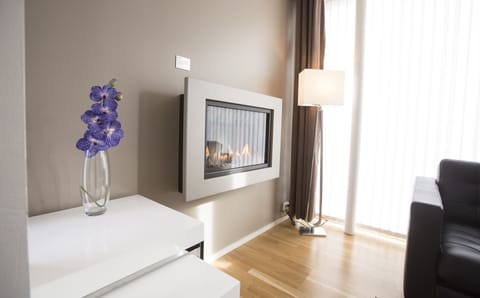 Business Apartment | Living area | 42-inch flat-screen TV with digital channels