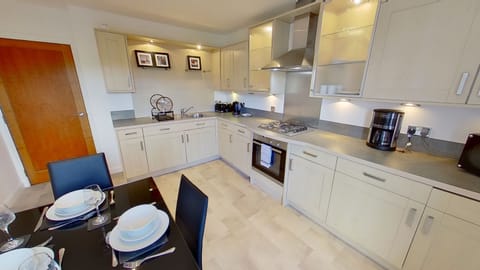 Apartment, 2 Bedrooms | Private kitchen | Fridge, microwave, dishwasher, coffee/tea maker