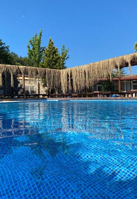 Room, Pool View | Living area