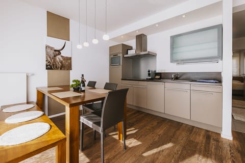 Apartment, 2 Bedrooms (Excl. 163 EUR cleaning fee) | Private kitchen | Fridge, oven, stovetop, dishwasher