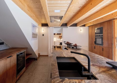 Design Chalet | Private kitchen | Microwave, stovetop, espresso maker, coffee/tea maker