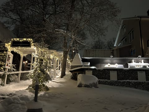 Front of property - evening/night