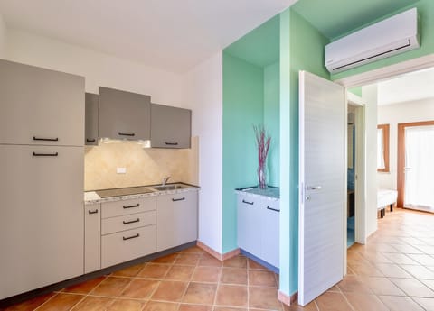 Fridge, microwave, electric kettle, highchair