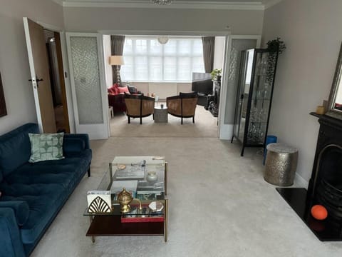 House | Living area | TV, fireplace