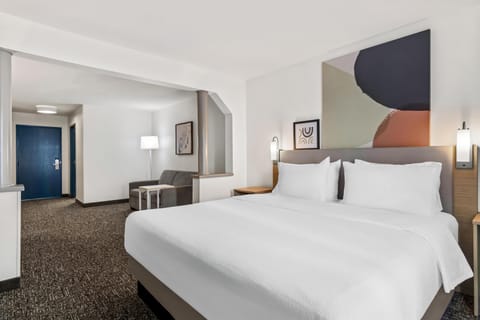 Room, 1 King Bed with Sofa bed | Living area