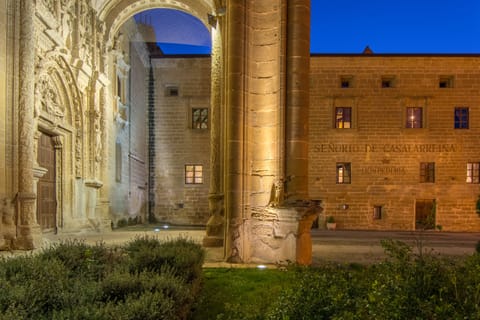 Front of property - evening/night
