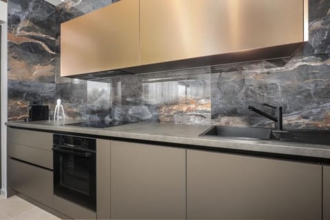 Luxury Villa, 4 Bedrooms, Private Pool, Sea View | Private kitchen | Fridge, microwave, oven, stovetop