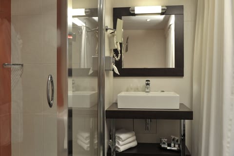 Privilege, Room, 1 Double Bed | Bathroom | Eco-friendly toiletries, hair dryer, towels