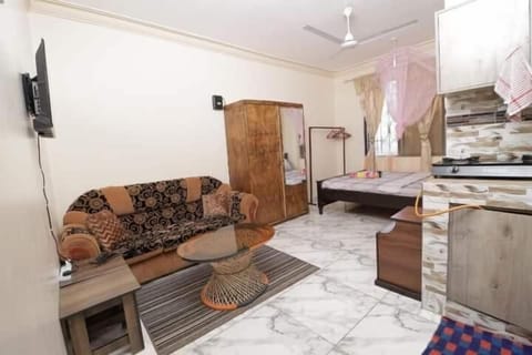 Basic Studio | Living area | 24-inch Smart TV with digital channels