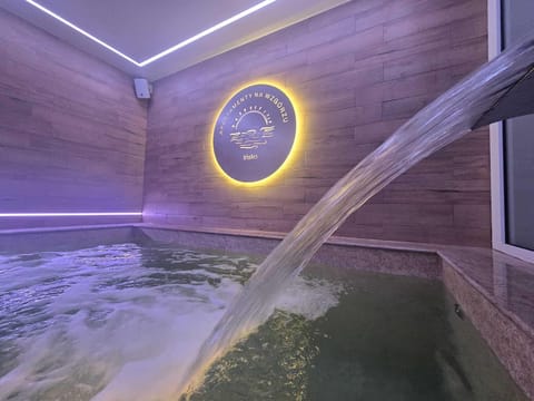 Indoor pool, open 9:00 AM to 7:00 PM, sun loungers