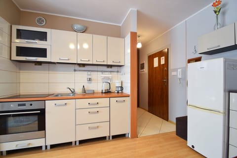 Comfort Apartment | Private kitchenette | Fridge, microwave, oven, stovetop