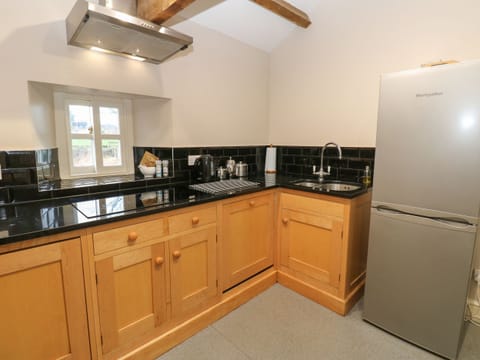 Fridge, dishwasher, electric kettle, toaster